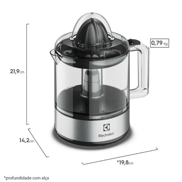 Imagem de Espremedor electrolux de laranja e frutas efficient 600ml 220v ecp10