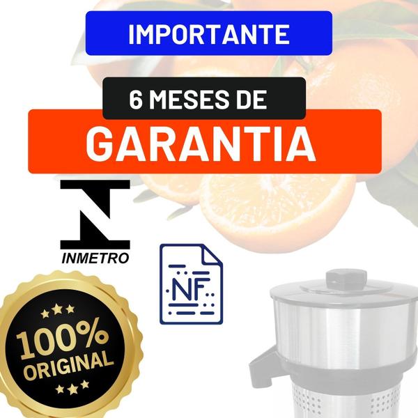 Imagem de Espremedor Laranja Industrial Elétrico Profissional Velox Vitalex