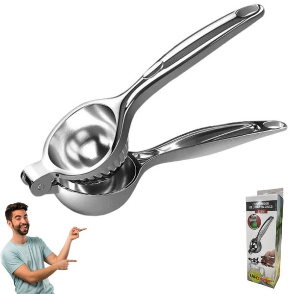 Imagem de Espremedor Limão Manual Zinco Extra Forte Gourmet 22cm