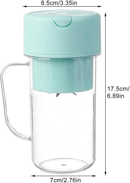 Imagem de Espremedor  Portable Juicer Blender Drink Cup,com copo palha, carregamento USB multifuncional