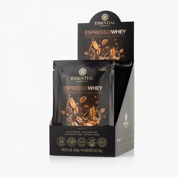 Imagem de Espresso Whey Display (14 sachês 30g) - Sabor: Café