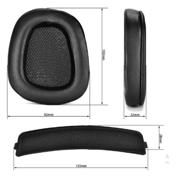 Espuma Almofada Para Logitech Almofada Reposição Compatível G633 G933 G935 - Ralph Couch Imagem de Espuma Almofada Para Logitech Almofada Reposição Compatível G633 G933 G935