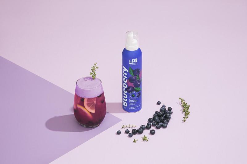 Imagem de Espuma De Blueberry Para Drinks Begin 200G