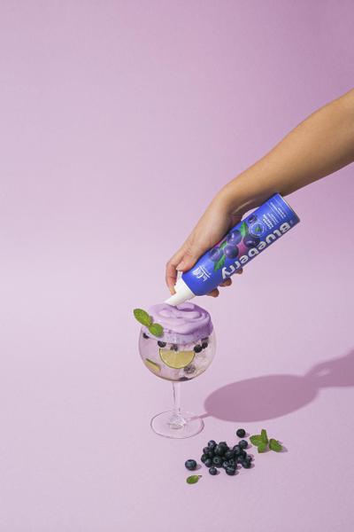 Imagem de Espuma De Blueberry Para Drinks Begin 200G