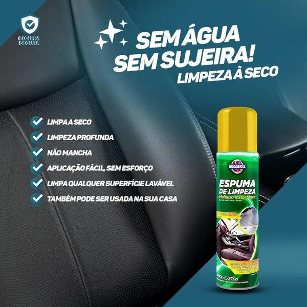 Imagem de Espuma de Limpeza Multiuso Rodabrill 400mL/370g