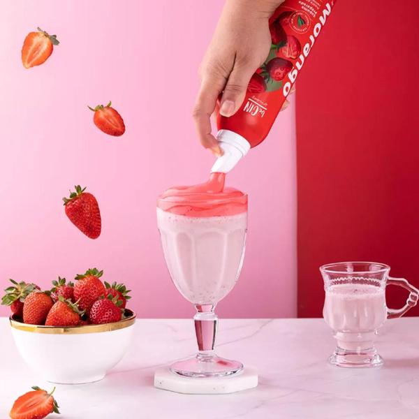 Imagem de Espuma De Morango Para Drinks Begin 240G