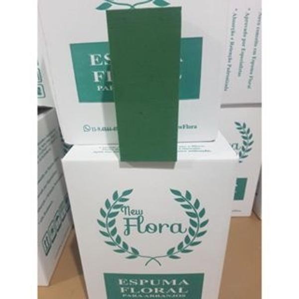 Imagem de Espuma esponja floral fenólica para arranjos de flores kit com 6 unidades (Tijolinho)