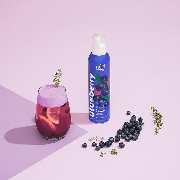 Imagem de Espuma para Drinks Begin 240g - Sabor Blueberry