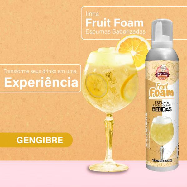 Imagem de Espuma Saborizada Gengibre 200g - Fruit Foam