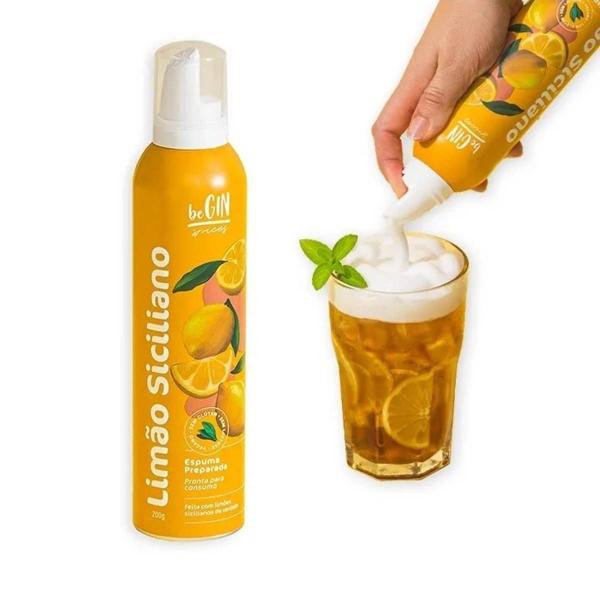 Imagem de Espuma spray para drinks Begin 200g Limão siciliano