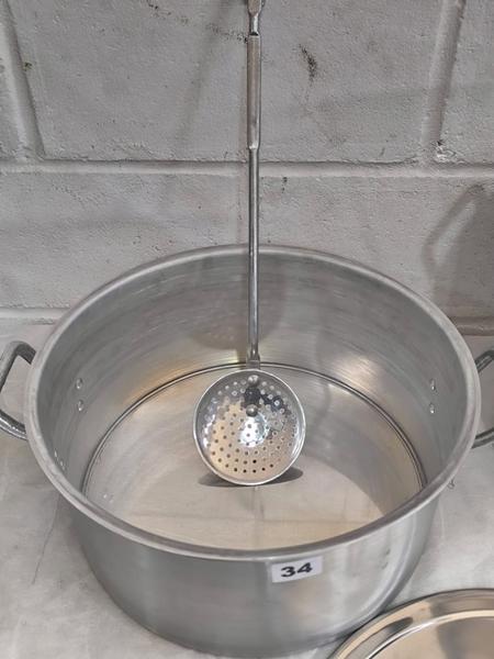 Imagem de Espumadeira para Arroz N 10 42 cm Alumínio Talher para Cozinha Industrial