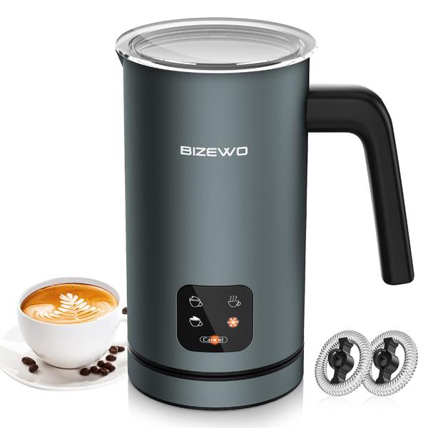 Espumador de café BIZEWO 4 em 1 automático de leite quente/frio Imagem de Espumador de café BIZEWO 4 em 1 automático de leite quente/frio