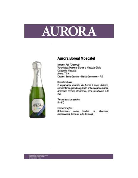 Imagem de Espumante Aurora Moscatel Boreal 187ml