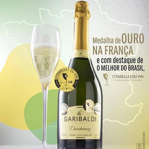 Imagem de Espumante Brut Chardonnay Branco Serra Gaúcha 750 ml