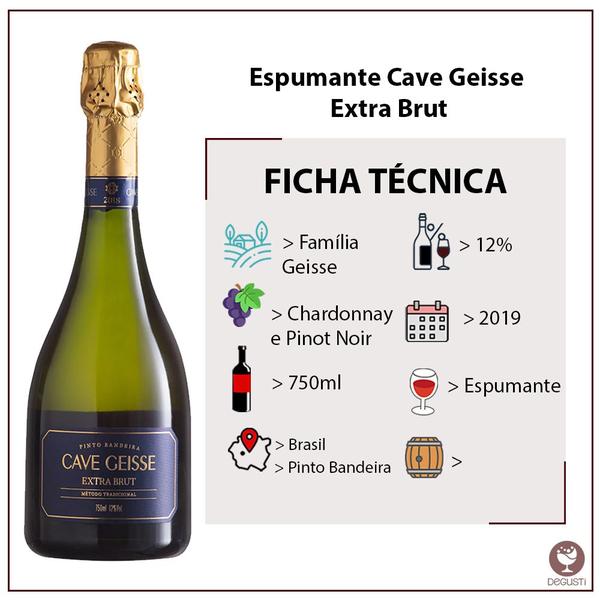 Imagem de Espumante Cave Geisse Extra Brut - 750ml