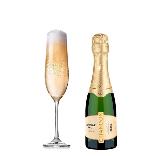 Espumante Chandon Baby Réserve Brut 187ml Imagem de Espumante Chandon Baby Réserve Brut 187ml