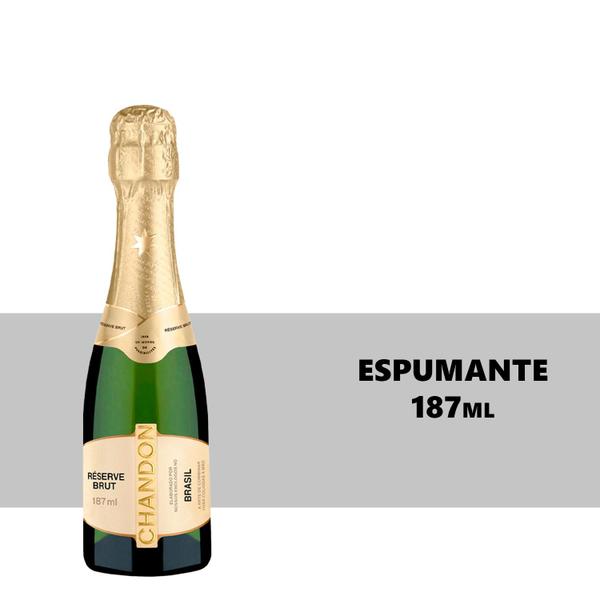 Espumante Chandon Baby Réserve Brut 187ml Imagem de Espumante Chandon Baby Réserve Brut 187ml