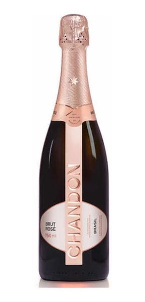 Espumante Chandon Brut Rosé 750Ml Kit Com 03 Unidades Imagem de Espumante Chandon Brut Rosé 750Ml Kit Com 03 Unidades