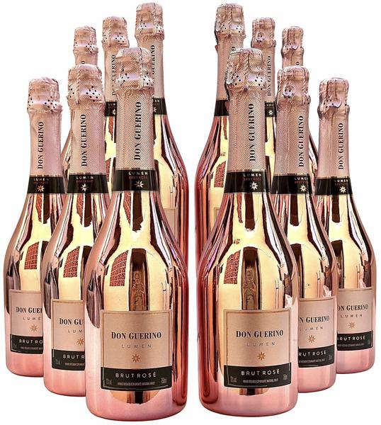 Imagem de Espumante Don Guerino Lumen Brut Rosé  Kit Com 12 Garrafas