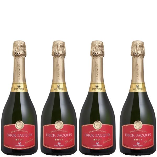 Imagem de Espumante Erick Jacquin Brut Casa Perini 750ml Kit 4un