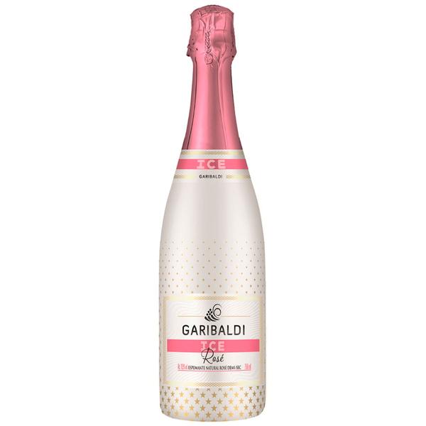 Espumante Garibaldi Ice Rose Sem Alcool 750ml Kit 12 Und Imagem de Espumante Garibaldi Ice Rose Sem Alcool 750ml Kit 12 Und