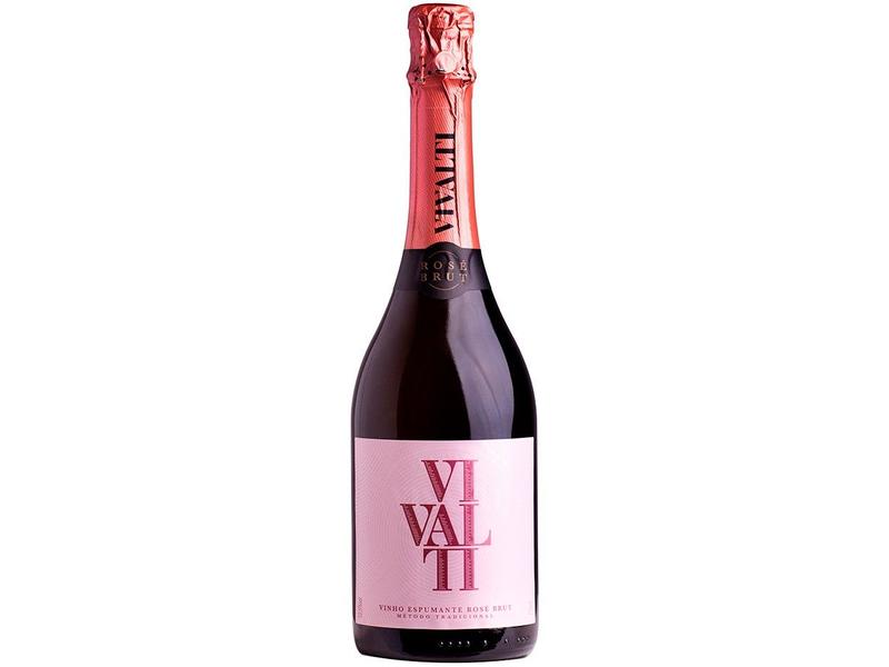 Espumante Rosé Seco Vivalti Brut 750ml Imagem de Espumante Rosé Seco Vivalti Brut 750ml