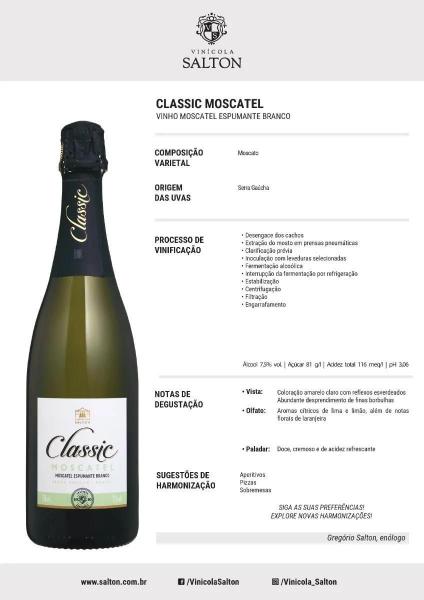 Imagem de Espumante Suave Salton Moscatel Classic 750Ml