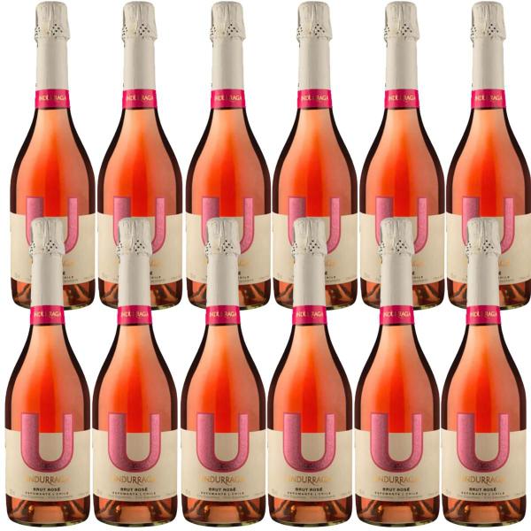 Imagem de Espumante undurraga vale del itata brut rose 750ml kit c/ 12