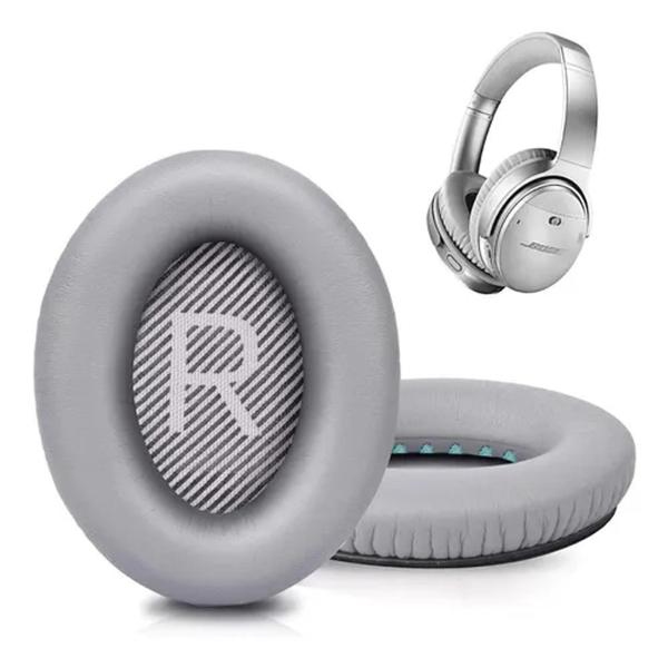 Imagem de Espumas Compatível com fone Bose Qc25 Qc35 + Manual e Espatula