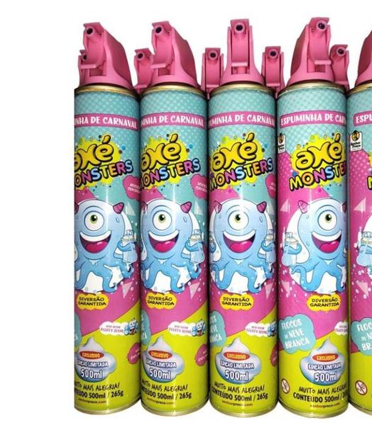 Imagem de Espuminha Festa Carnaval Spray Axe Kids Espumoso COM GATILHO 500ml