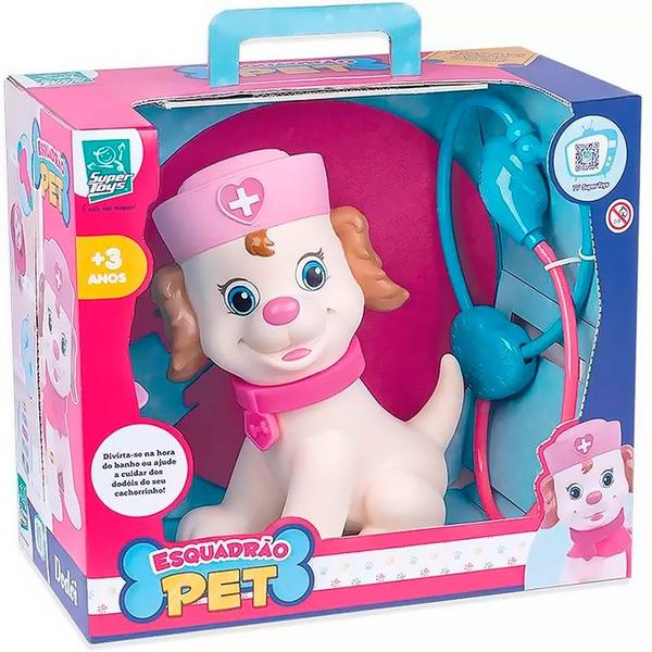 Imagem de Esquadrão Pet Cachorrinho Dodói com Acessórios 416 - Super Toys