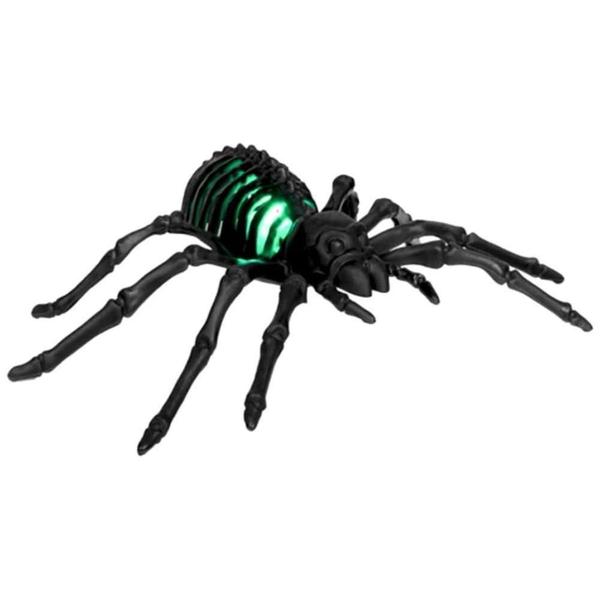 Imagem de Esqueleto De Aranha Com Luz Preto Decorativo Halloween