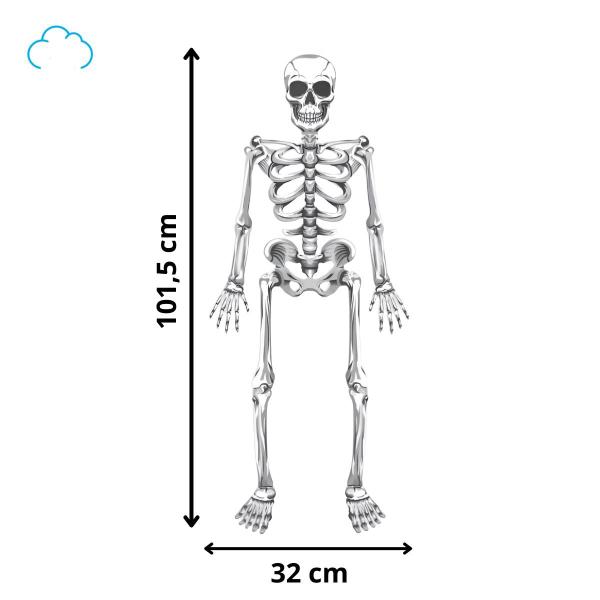 Imagem de Esqueleto halloween dia das bruxas painel grande 1 metro EVA 