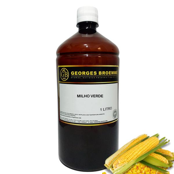 Essência Alimentícia De Milho Verde 1l Gb Aroma E Sabor - Georges Broemmé Imagem de Essência Alimentícia De Milho Verde 1l Gb Aroma E Sabor