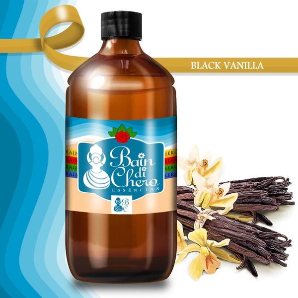 Essência Aromática Conc. Cosmético 500Ml - Black Vanilla - Bain Di Chero Imagem de Essência Aromática Conc. Cosmético 500Ml - Black Vanilla