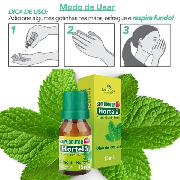 Imagem de Essencia Aromatizante Aroma 15Ml Base Óleo De Hortelã Bucal