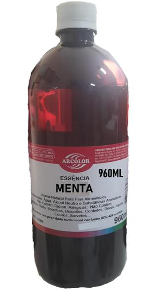 Essência Artificial Comestível Sabor Menta Arcolor 960ml Imagem de Essência Artificial Comestível Sabor Menta Arcolor 960ml
