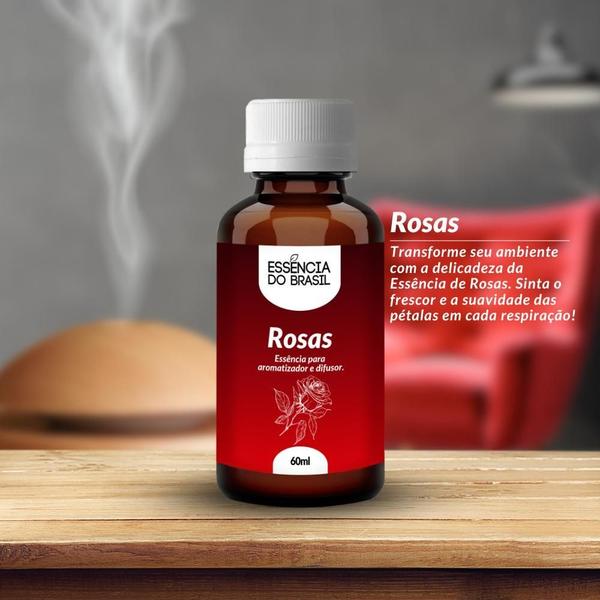 Imagem de Essência De Rosas 60Ml Aromatizadores, Difusores E Velas