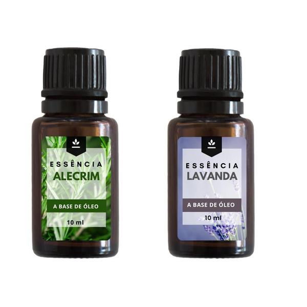 Imagem de Essência Lavanda e Alecrim a Base de Óleo 10ml - Para Difusor de Ambiente e Aromatizador