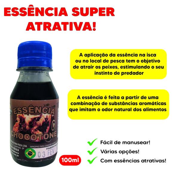 Imagem de Essência Massa Atrativo Isca Aroma Pesca 100ml Escolha o Sabor