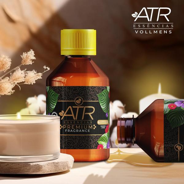 Essência Premium Vollmens Vela Sabonete Capim Limão 60G - Atr Essencias Imagem de Essência Premium Vollmens Vela Sabonete Capim Limão 60G