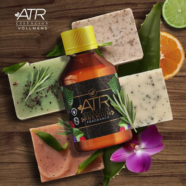 Essência Premium Vollmens Vela Sabonete Maçã Com Canela 60G - Atr Essencias Imagem de Essência Premium Vollmens Vela Sabonete Maçã Com Canela 60G