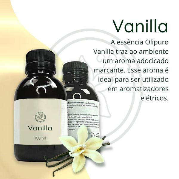 Imagem de Essência Terapêutica Vanilla 100% Natural Aromatizador 100ml