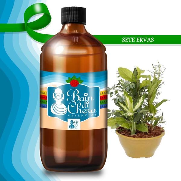 Essencias Aromatizantes Para Velas Sete Ervas 1 L - Bain Di Chero Imagem de Essencias Aromatizantes Para Velas Sete Ervas 1 L