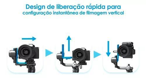 Estabilizador De Cardan Feiyutech Scorp 2 Para Câmeras Dslr Com Rastreador AI Integrado Imagem de Estabilizador De Cardan Feiyutech Scorp 2 Para Câmeras Dslr Com Rastreador AI Integrado