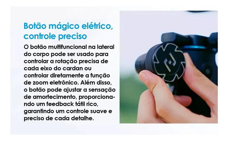 Estabilizador De Cardan Feiyutech Scorp 2 Para Câmeras Dslr Com Rastreador AI Integrado Imagem de Estabilizador De Cardan Feiyutech Scorp 2 Para Câmeras Dslr Com Rastreador AI Integrado
