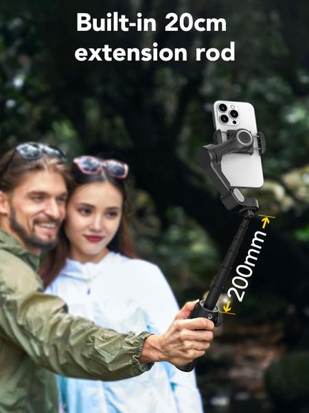 Imagem de Estabilizador de cardan para smartphone AOCHUAN Smart X2 com tripé