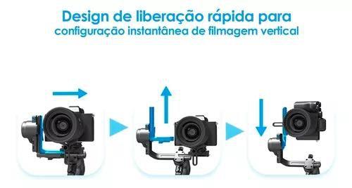 Imagem de Estabilizador De Cardan Scorp 2 Para Câmeras Dslr Com 3 Eixos e Rastreador AI Integrado