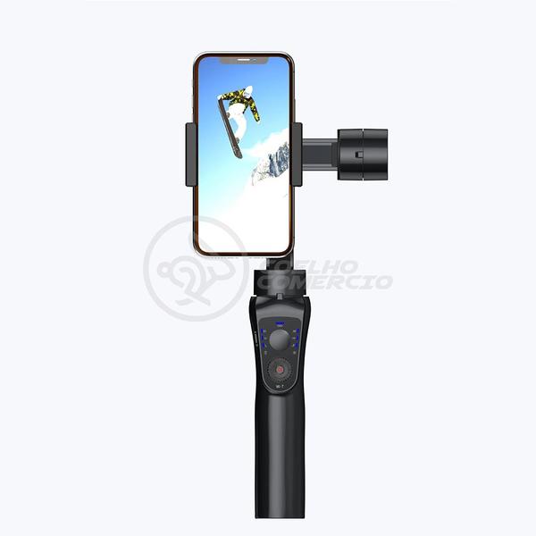 Imagem de Estabilizador de Mão Eletrônico Portátil Gimbal S5B 3 Eixos Bluetooth USB Câmera Celular Smartphone