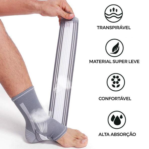 Imagem de Estabilizador de tornozelo ortopedica compressão ajustável - OEM